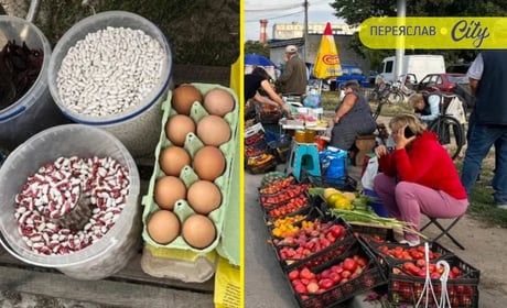 На базарі у Переяславі яйця подорожчали до 80 гривень за десяток