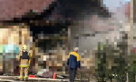 На Бориспільщині внаслідок атаки травмовано людей, горять склади, зруйновані будинки
