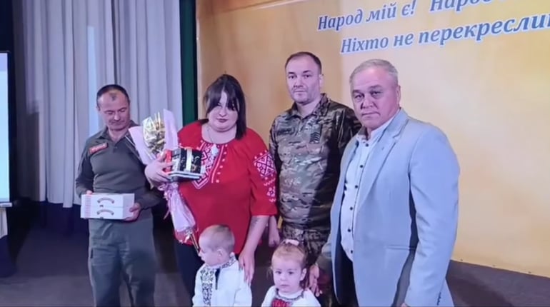 Дітям загиблих Захисників Циблівської громади вручили кулони «Батьківське серце»