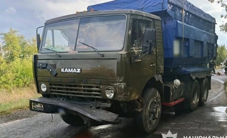 ДТП на автодорозі Гадяч – Миргород: біля села Лихопілля зіткнулися легковий автомобіль та вантажівка