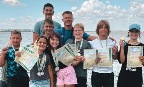 Спортсмени первомайського клубу «Нептун» у взяли участь у чемпіонаті в Миколаєві