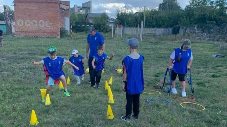 У Первомайську стартували інклюзивні футбольні секції для дітей з особливими освітніми потребами